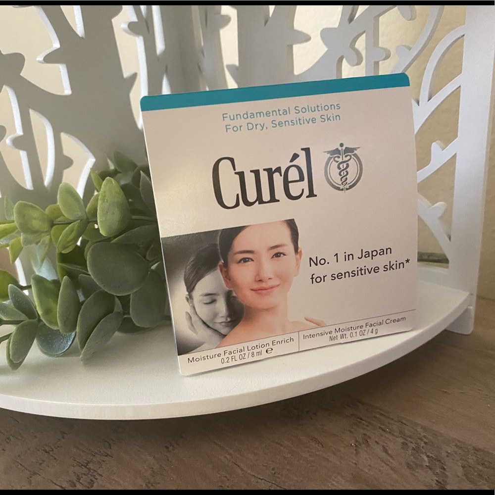Curel moisture facial lotion & cream SAMPLE
